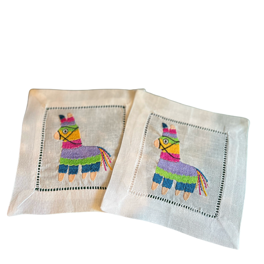 Piñata Fiesta Cocktail Napkins - Set of 4