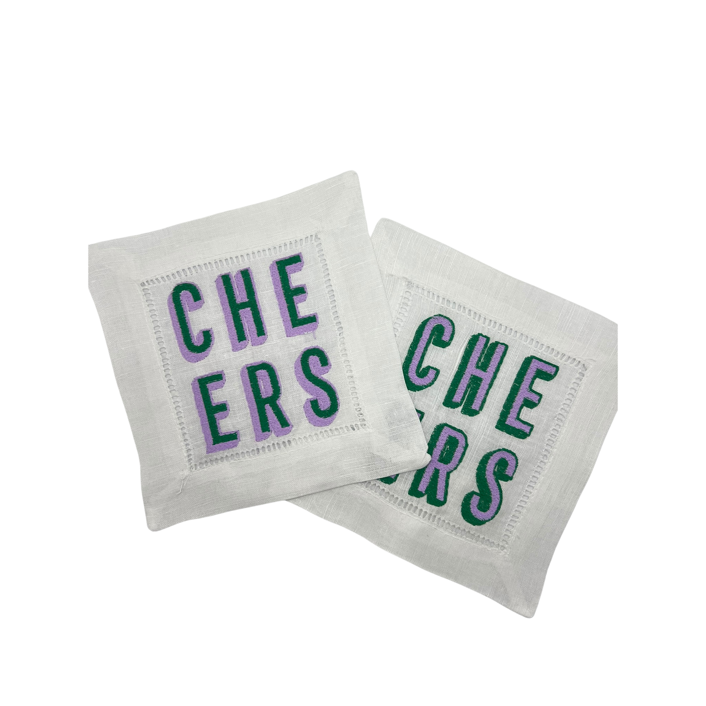 Cheers Shaddow Cocktail Napkin - Set of 4