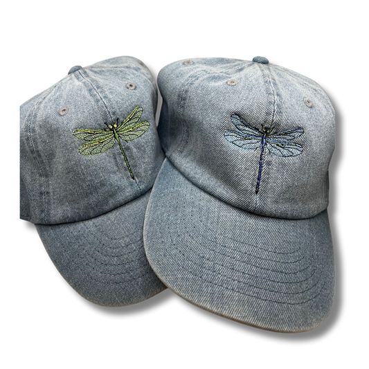 Toddler Denim Dragonfly Cap